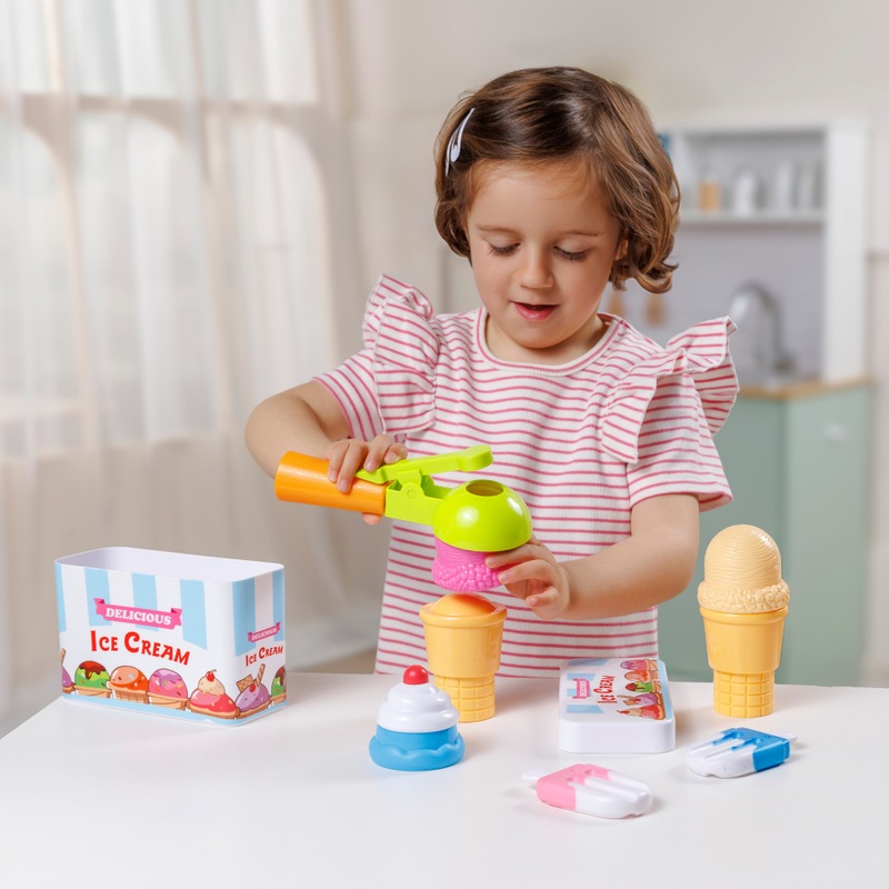 Kitchen Corner Scoop & Play Magnetic Ice Cream Set 10 Pieces 5 Kitchen Corner Scoop & Play Magnetic Ice Cream Set 10 Pieces