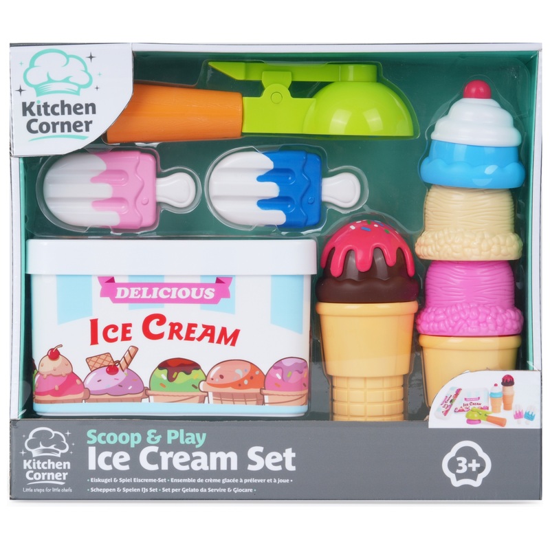 Kitchen Corner Scoop & Play Magnetic Ice Cream Set 10 Pieces 8 Kitchen Corner Scoop & Play Magnetic Ice Cream Set 10 Pieces
