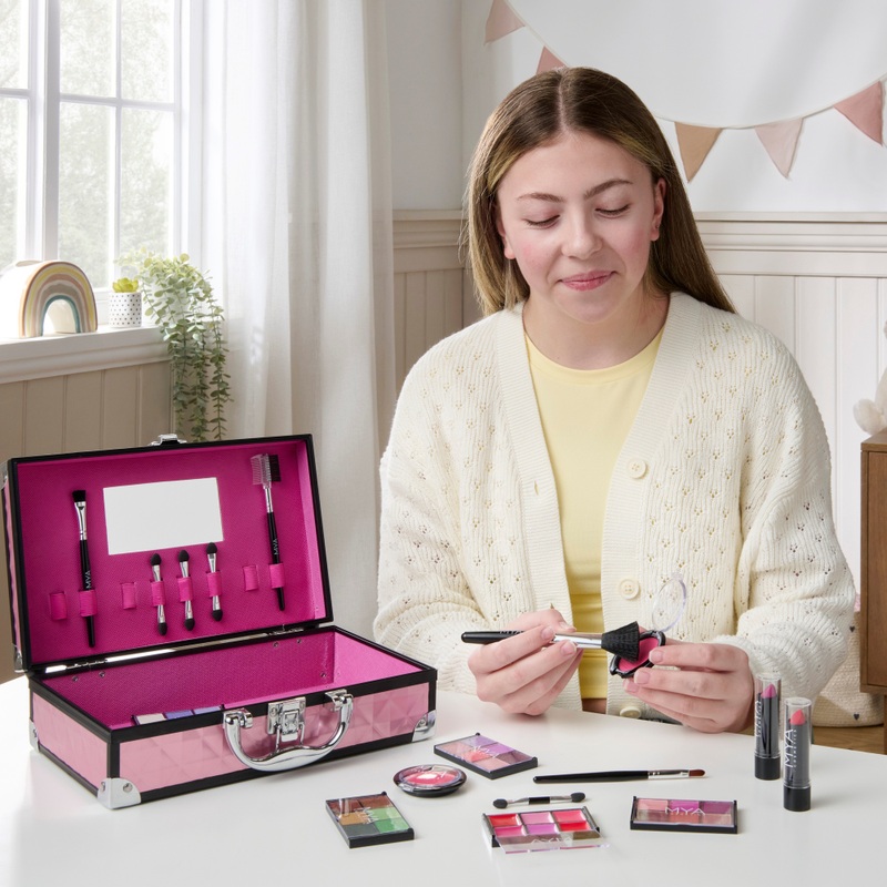 MYA Make-Up Case Pink and Black