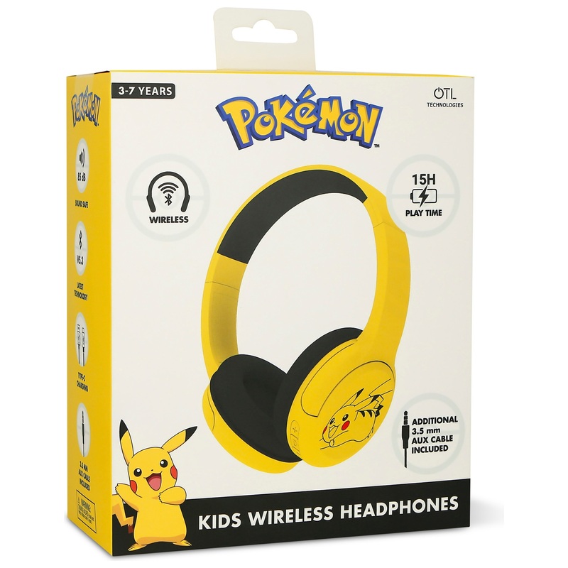 Pokmon Pikachu Kids' Core Wireless Bluetooth Headphones 8 Pokmon Pikachu Kids' Core Wireless Bluetooth Headphones
