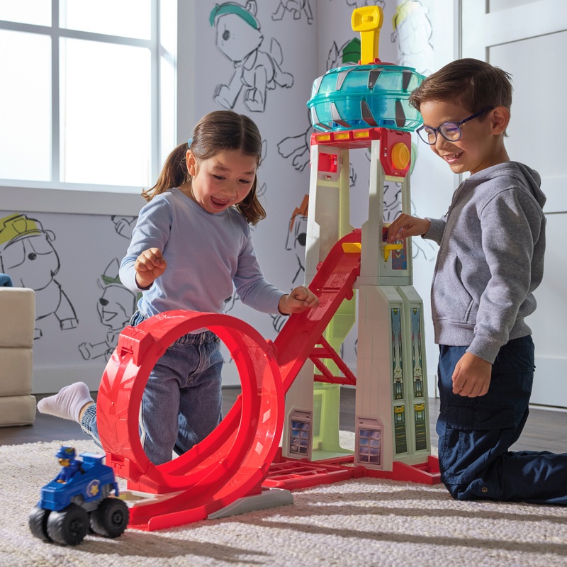 PAW Patrol Playset Rescue Wheels Super Loop Tower HQ