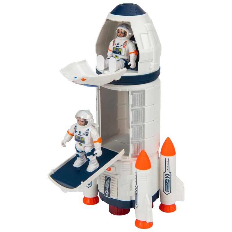 Space Rocket Launch Capsule with Astronaut Figures Playset 2 Space Rocket Launch Capsule with Astronaut Figures Playset