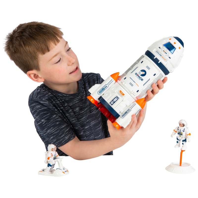 Space Rocket Launch Capsule with Astronaut Figures Playset 5 Space Rocket Launch Capsule with Astronaut Figures Playset