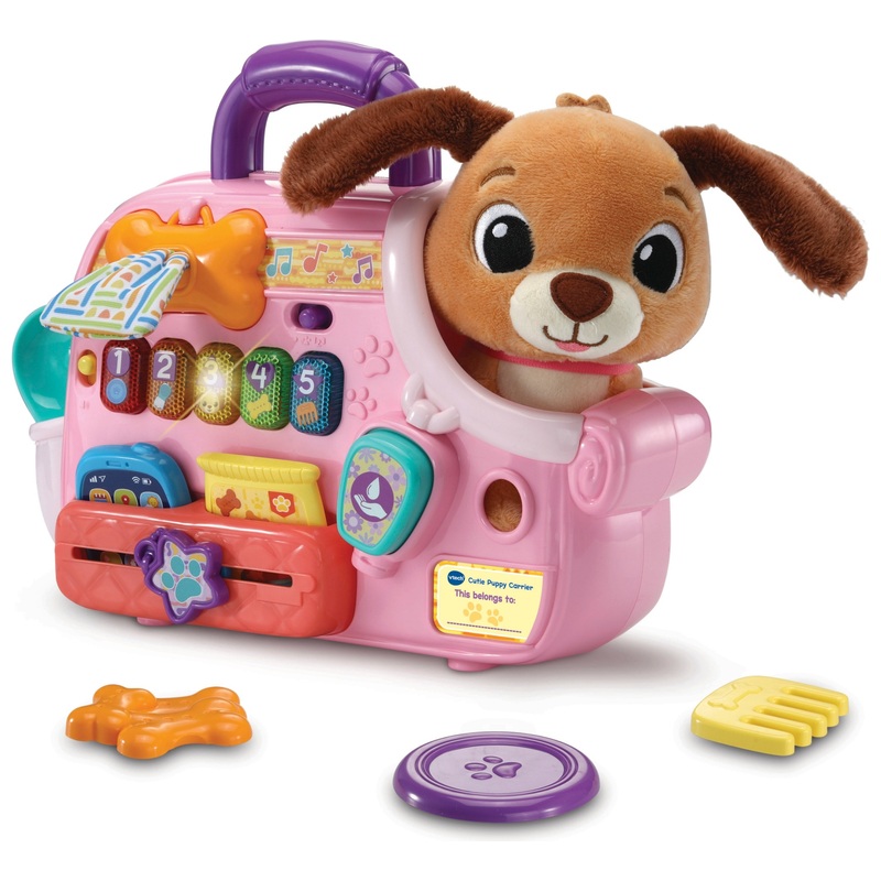 VTech Baby Cutie Plush Puppy Carrier