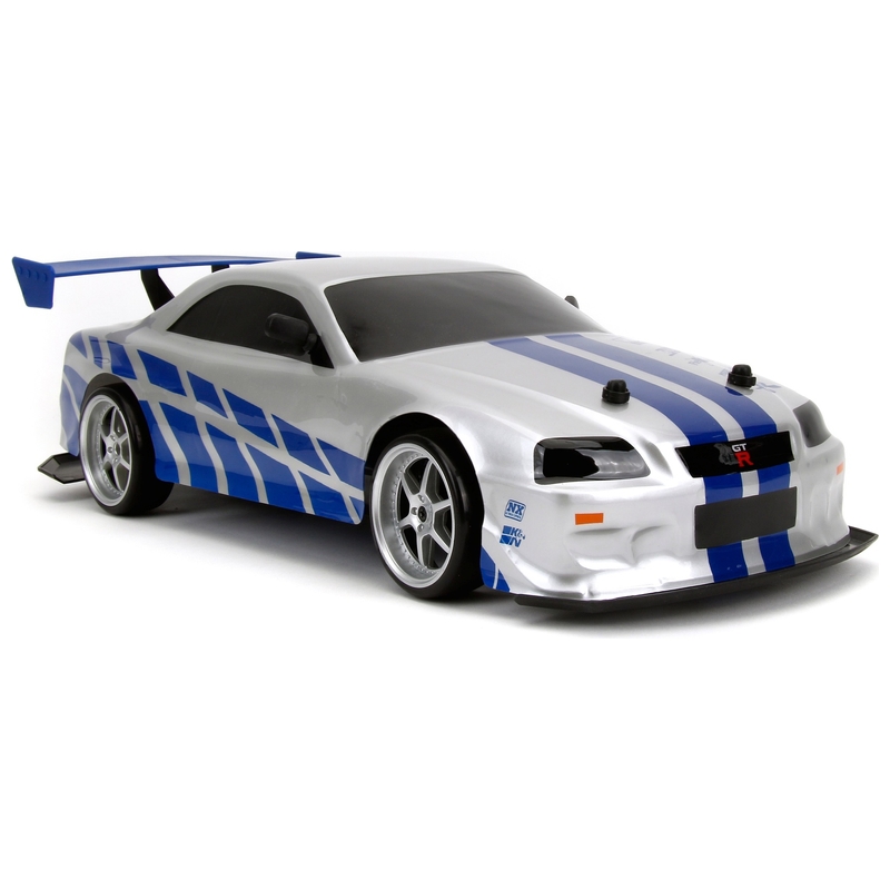 Fast & Furious 1:10 Brian's Nissan Skyline GT-R (R34) Remote Control Car