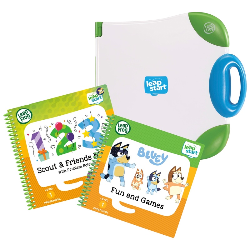 LeapFrog LeapStart Bluey Interactive Learning System Bundle 2 LeapFrog LeapStart Bluey Interactive Learning System Bundle