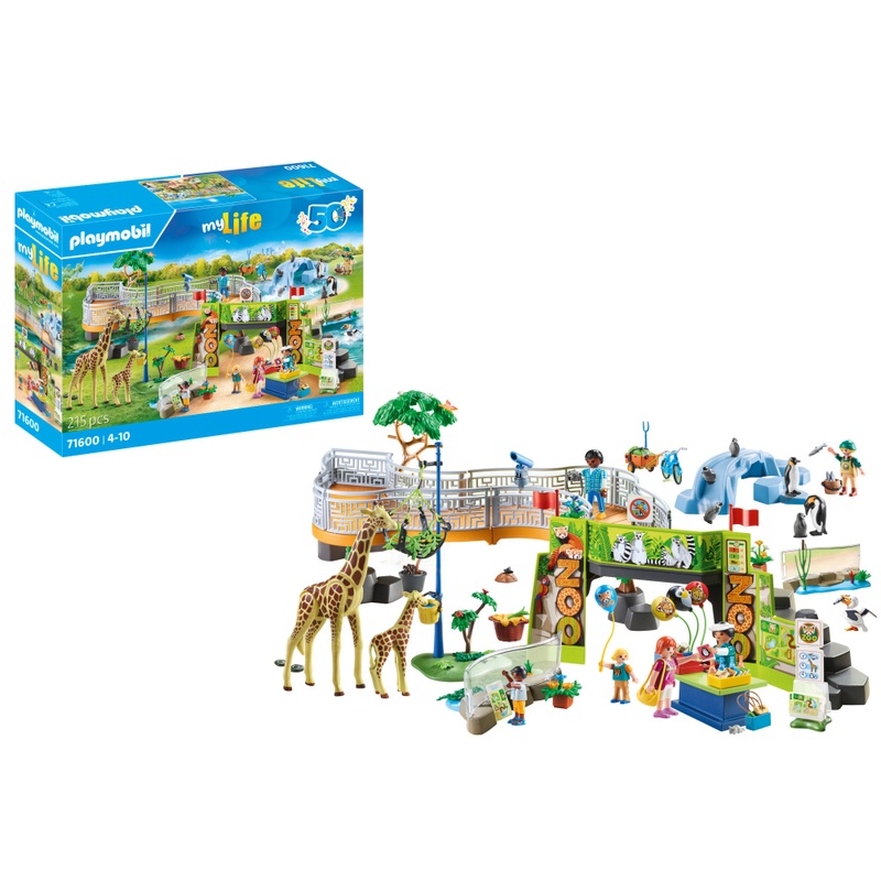 Playmobil My Life 71600 City Zoo 215 Piece Set