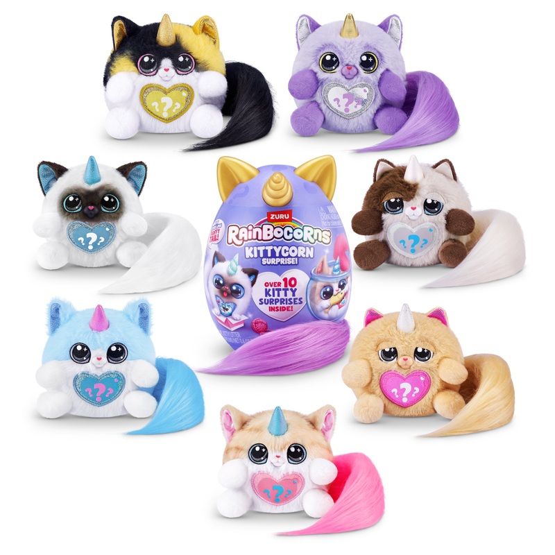 Rainbocorns by ZURU Kittycorn Surprise Plush Series 3 Assortment