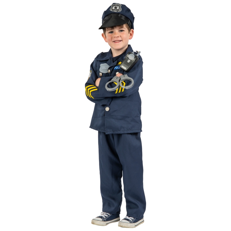Police Costume and Accessories Dress-Up Set