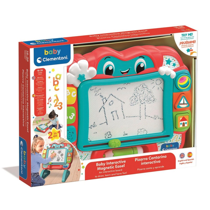 Clementoni Baby Interactive Magnetic Easel 4 Clementoni Baby Interactive Magnetic Easel