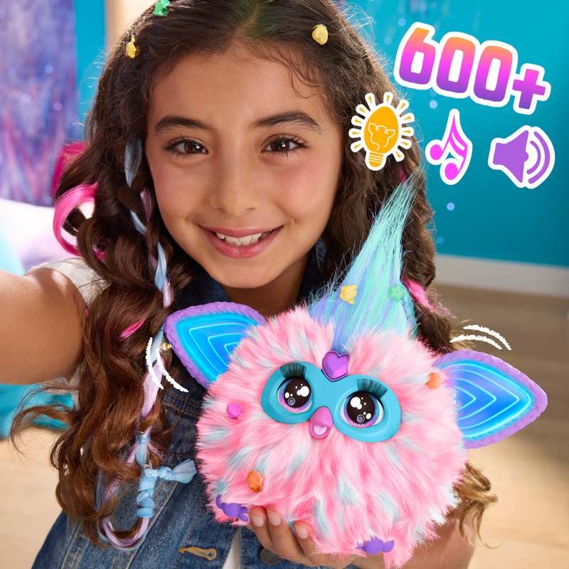 Furby Interactive Toy Cotton Candy Pink 4 Furby Interactive Toy Cotton Candy Pink