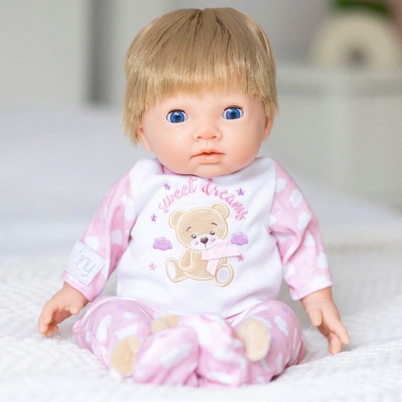 Tiny Treasures Baby Doll Clothes Teddy Bedtime Outfit 44cm
