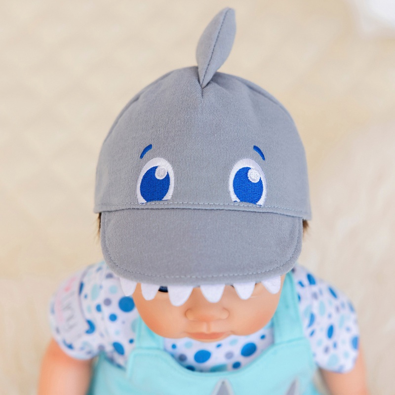 Tiny Treasures Baby Doll Clothes Jawsome Shark Outfit 44cm 5 Tiny Treasures Baby Doll Clothes Jawsome Shark Outfit 44cm
