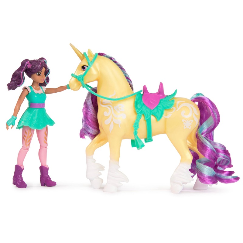 Unicorn Academy Doll Ava & Leaf Set
