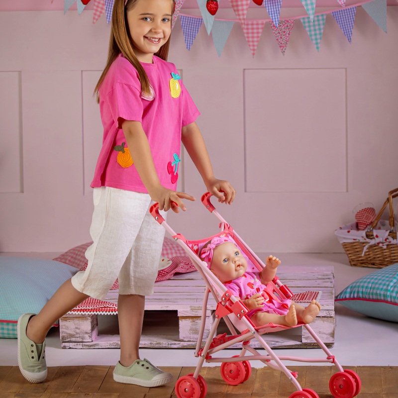 Missy Kissy Baby Doll Stroller