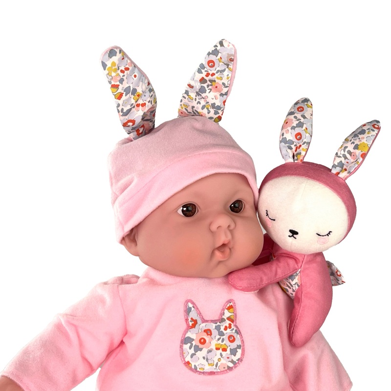 Lots to Cuddle Baby Doll with Attachable Bunny Plush 38cm 4 Lots to Cuddle Baby Doll with Attachable Bunny Plush 38cm