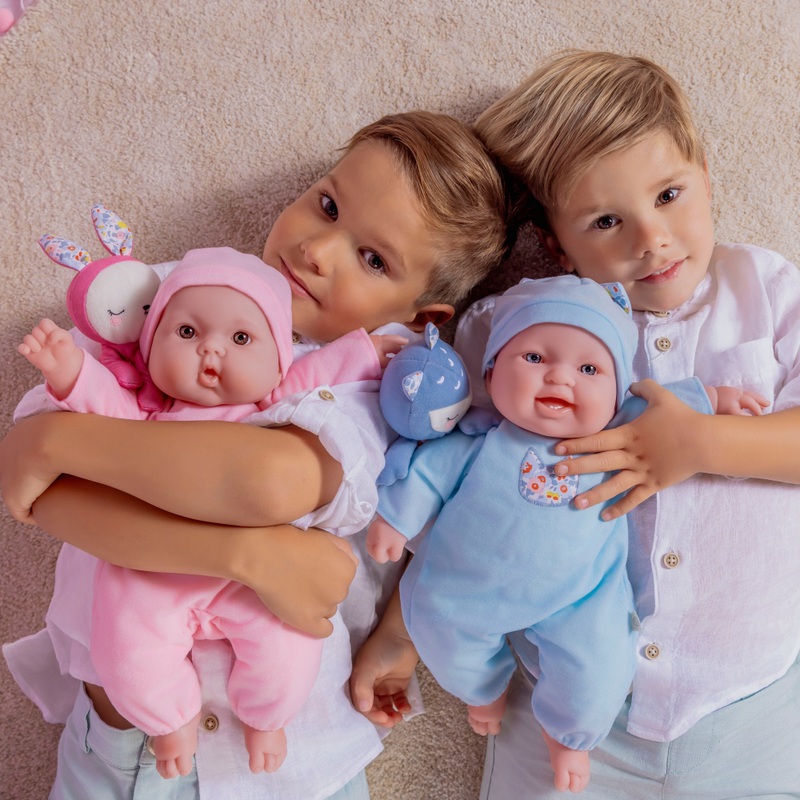 Lots to Cuddle Baby Doll with Attachable Bunny Plush 38cm 6 Lots to Cuddle Baby Doll with Attachable Bunny Plush 38cm