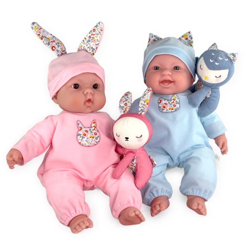 Lots to Cuddle Baby Doll with Attachable Bunny Plush 38cm 7 Lots to Cuddle Baby Doll with Attachable Bunny Plush 38cm