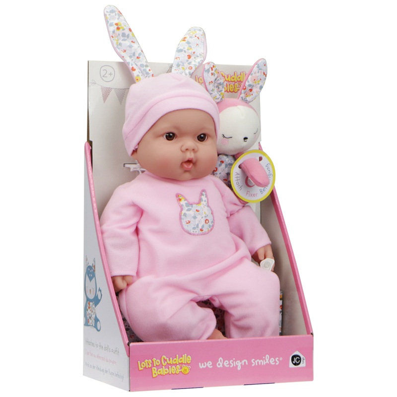 Lots to Cuddle Baby Doll with Attachable Bunny Plush 38cm 8 Lots to Cuddle Baby Doll with Attachable Bunny Plush 38cm