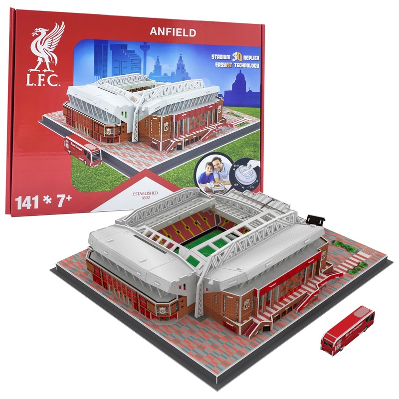 Liverpool Anfield Stadium 3D Puzzle 141 Pieces