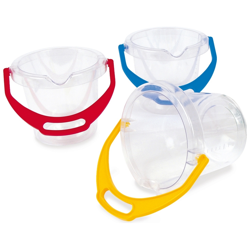 Dantoy Clear Beach Bucket 13cm