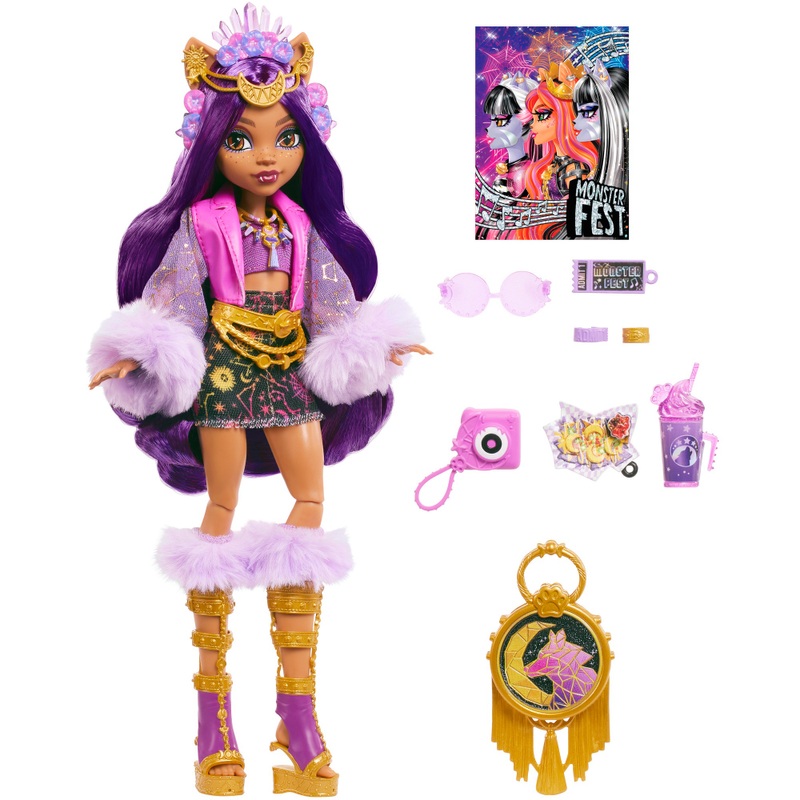 Monster High Doll Monster Fest Clawdeen Wolf