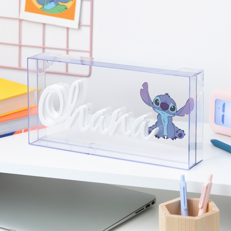Disney Lilo & Stitch Ohana LED Neon Light 3 Disney Lilo & Stitch Ohana LED Neon Light