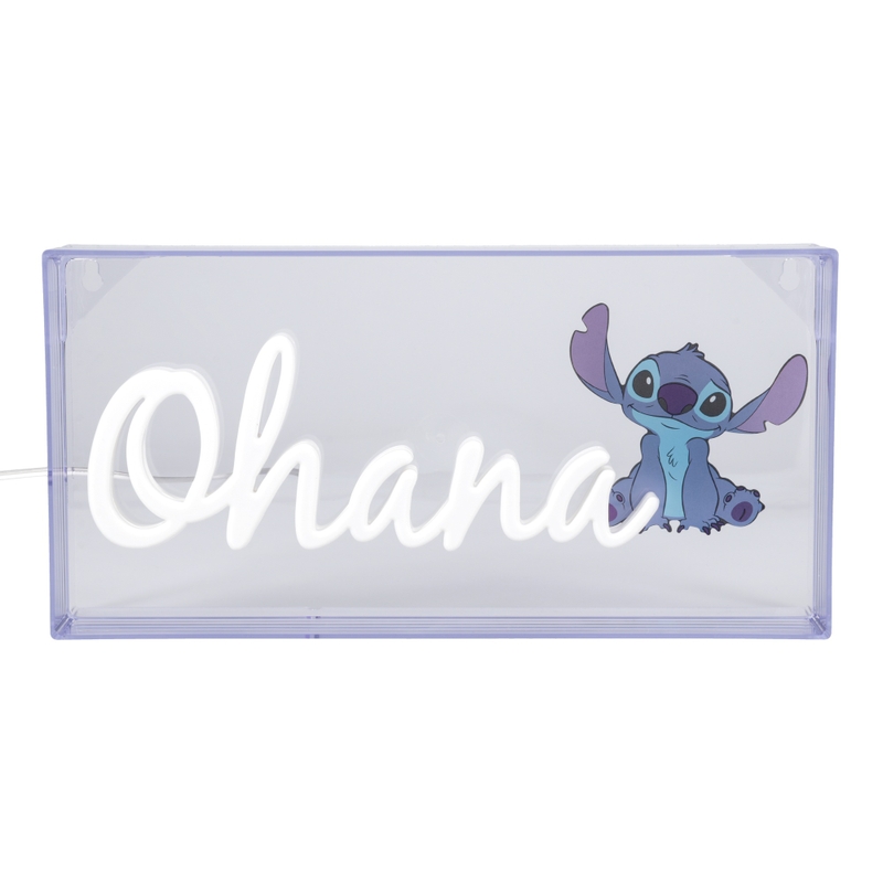 Disney Lilo & Stitch Ohana LED Neon Light 7 Disney Lilo & Stitch Ohana LED Neon Light