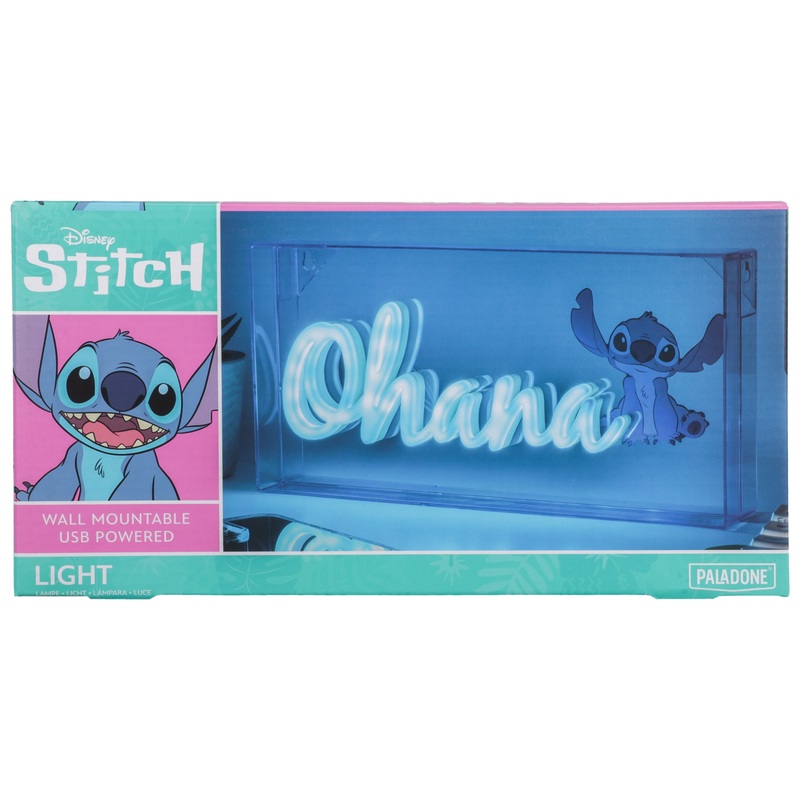 Disney Lilo & Stitch Ohana LED Neon Light 8 Disney Lilo & Stitch Ohana LED Neon Light