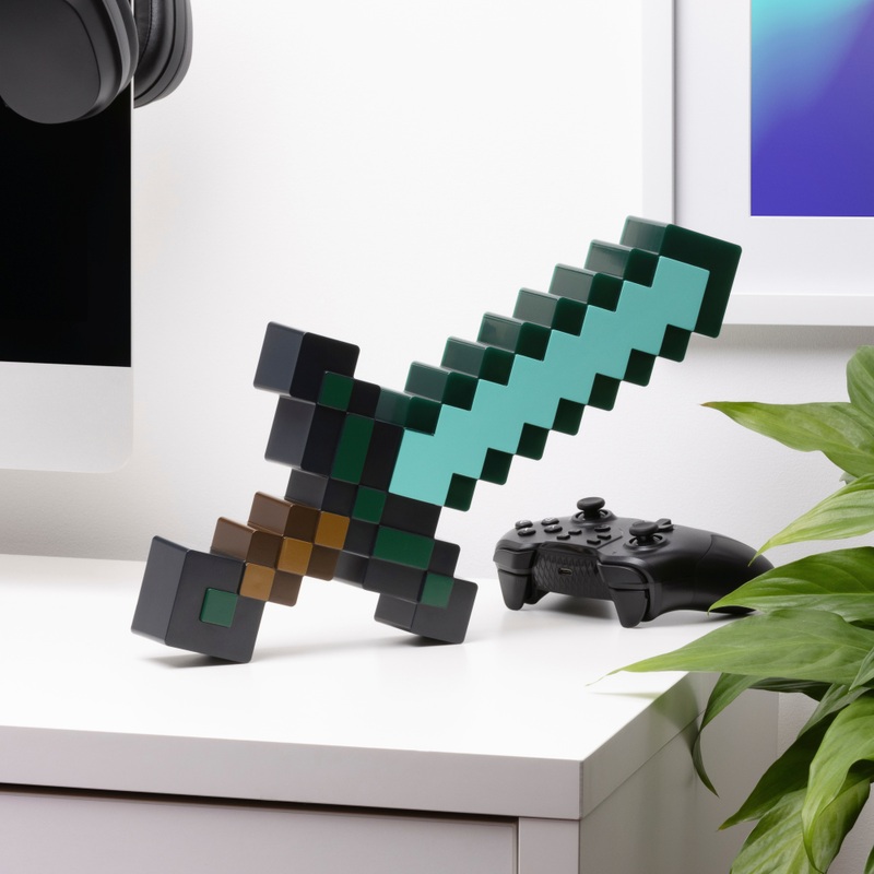 Minecraft Diamond Sword Light 2 Minecraft Diamond Sword Light