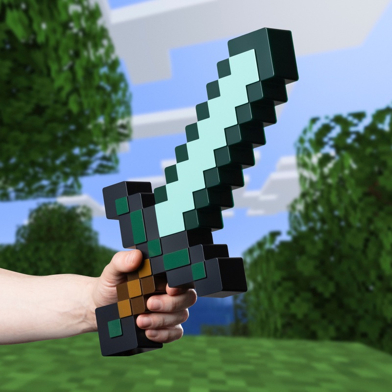 Minecraft Diamond Sword Light 3 Minecraft Diamond Sword Light