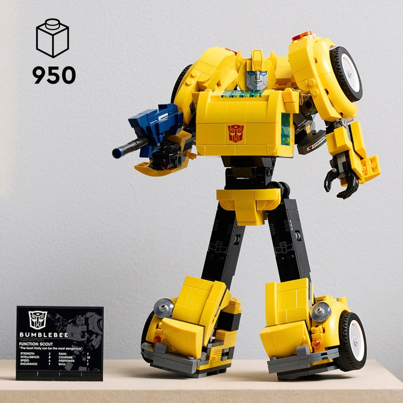 LEGO Icons 10338 Transformers Bumblebee Set for Adults