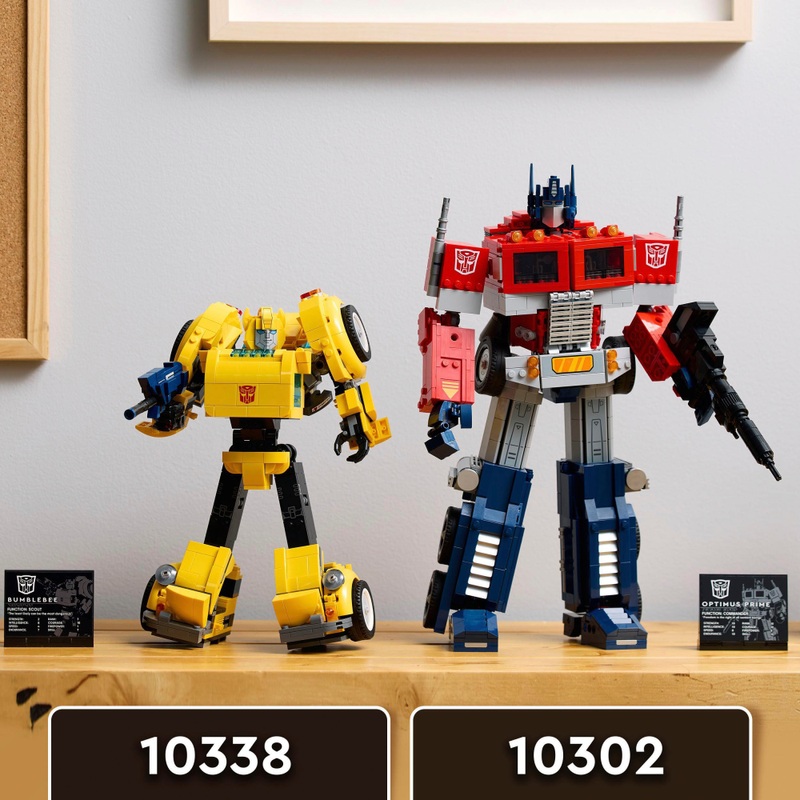 LEGO Icons 10338 Transformers Bumblebee Set for Adults 6 LEGO Icons 10338 Transformers Bumblebee Set for Adults