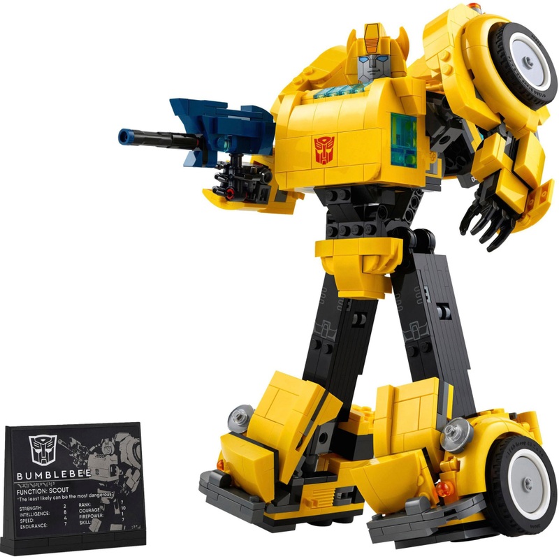 LEGO Icons 10338 Transformers Bumblebee Set for Adults 7 LEGO Icons 10338 Transformers Bumblebee Set for Adults