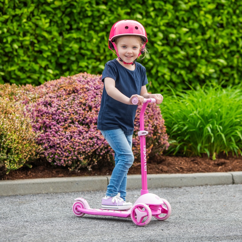 iSporter Mini Scooter with RGB Lights Pink