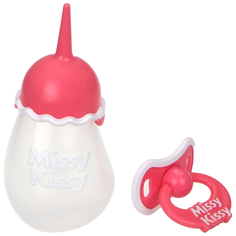 Missy Kissy Baby Doll Dummy and Bottle Accessory Set