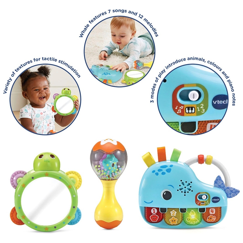 VTech Baby Ocean Buddies Animal Band Musical Toys Set 6 VTech Baby Ocean Buddies Animal Band Musical Toys Set