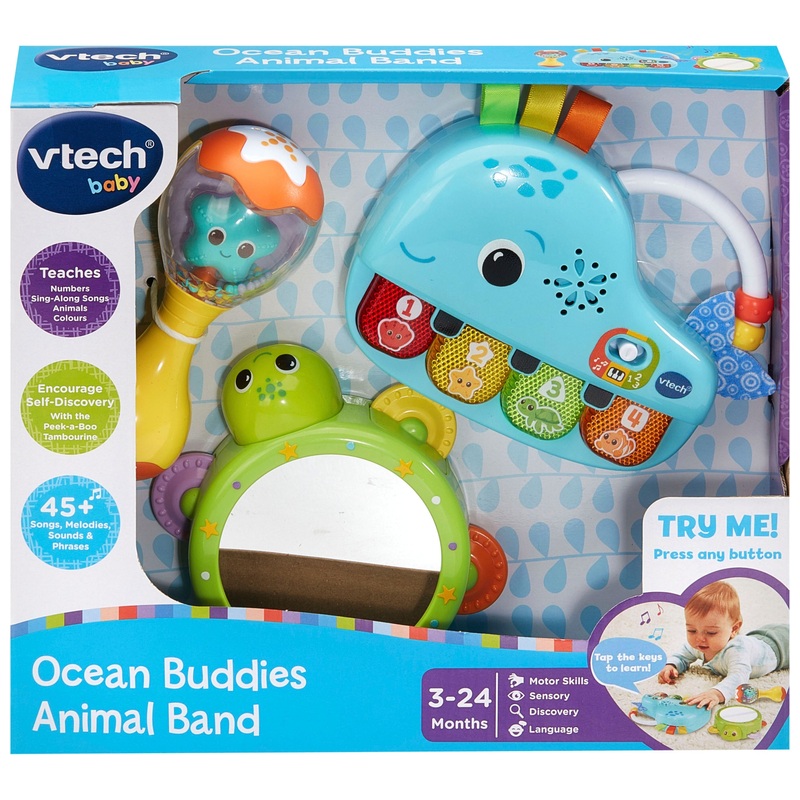 VTech Baby Ocean Buddies Animal Band Musical Toys Set 7 VTech Baby Ocean Buddies Animal Band Musical Toys Set
