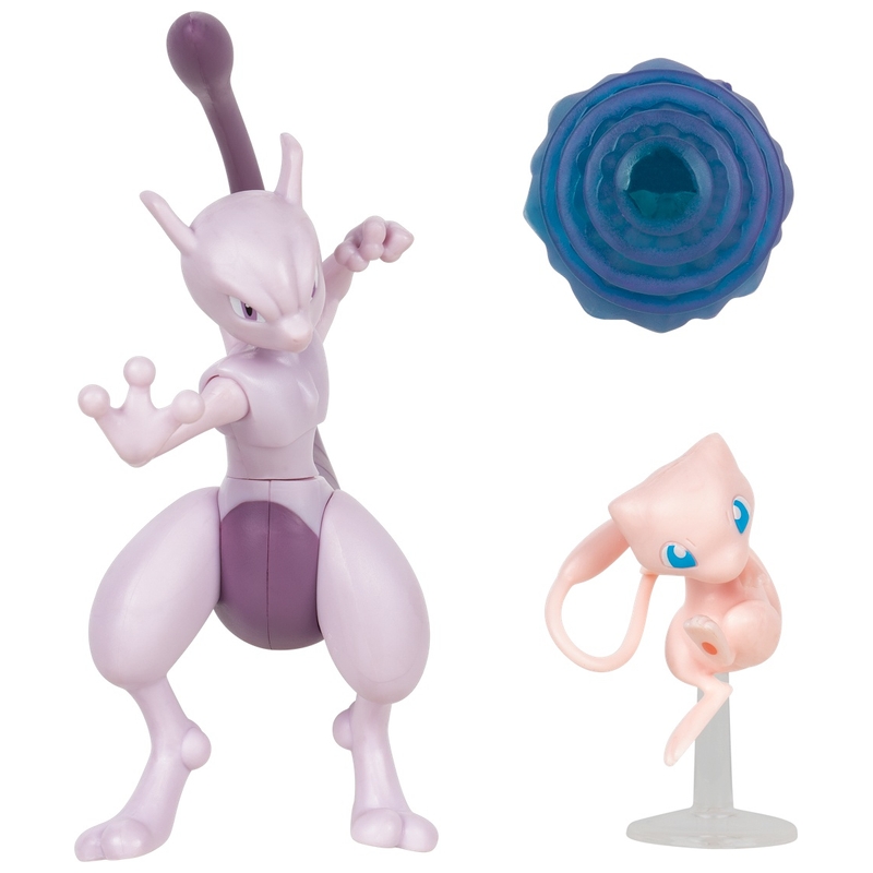 Pokmon Battle Figures 2 Pack Mew and Mewtwo