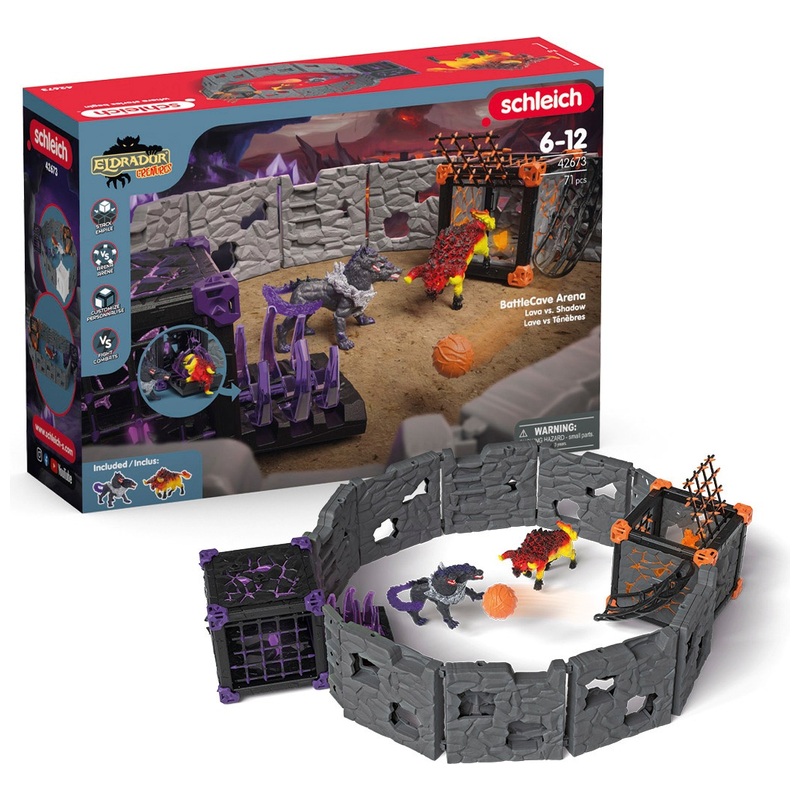 schleich Eldrador 42673 BattleCave Arena Lava vs. Shadow