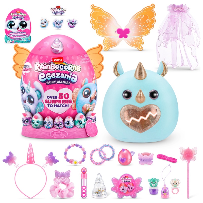 Rainbocorns by ZURU Eggzania Fairy Mania Mini Surprise Plush Egg Flossiana