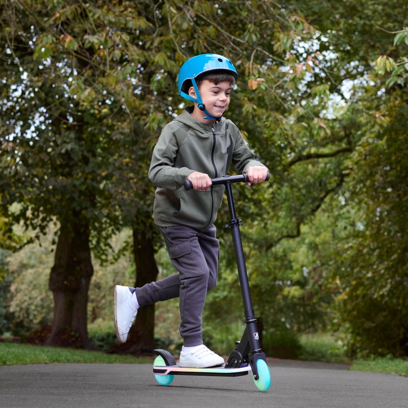 Rahmory Moonlight Folding Scooter with LED Lights