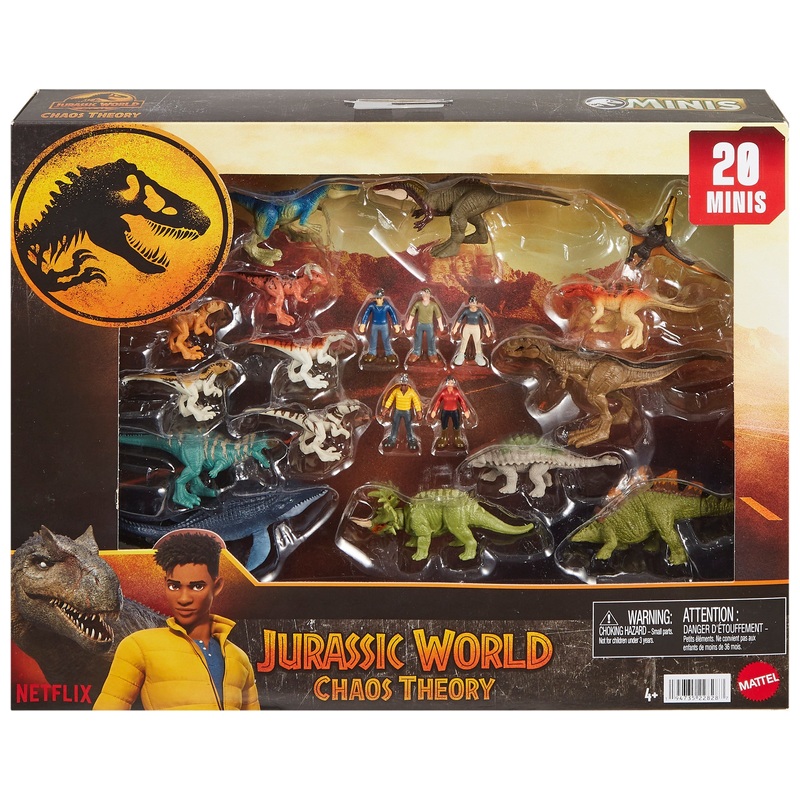 Jurassic World Chaos Theory Mini Figures 20 Pack