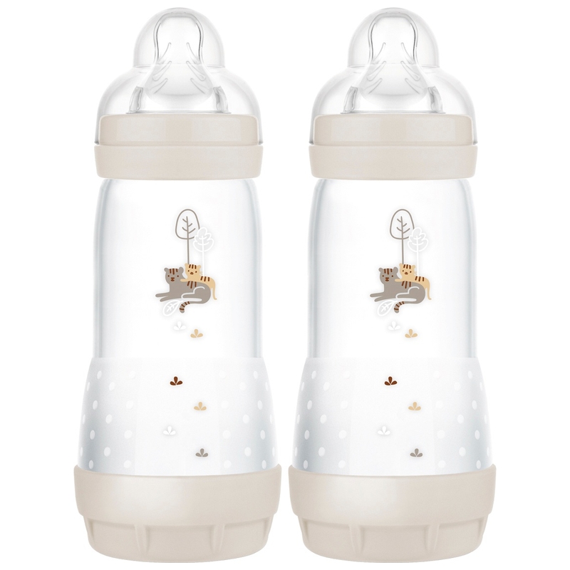 MAM Easy Start Self-Sterilising Anti-Colic 320ml Baby Bottles 2 Pack