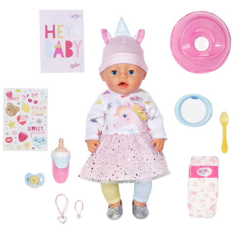 BABY born Doll Magic Unicorn Emma 43cm