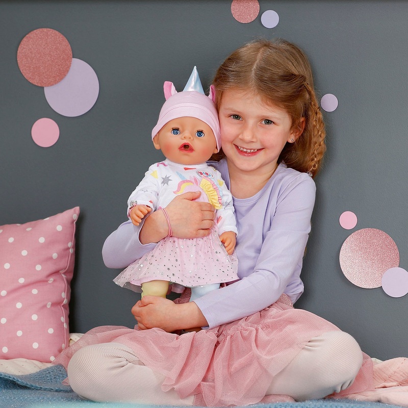 BABY born Doll Magic Unicorn Emma 43cm