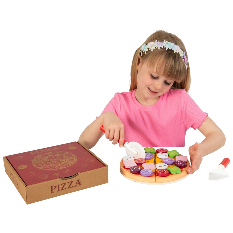 Kitchen Corner Wooden Pizza 28 Piece Set