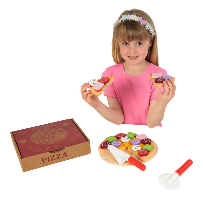 Kitchen Corner Wooden Pizza 28 Piece Set