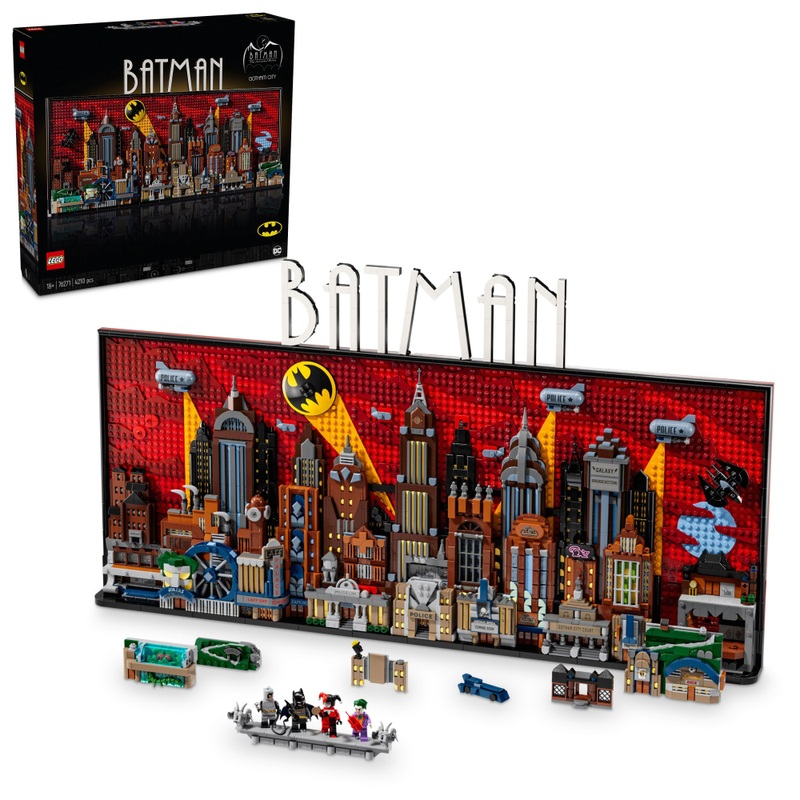 LEGO Art 76271 Batman: The Animated Series Gotham City Set for Adults