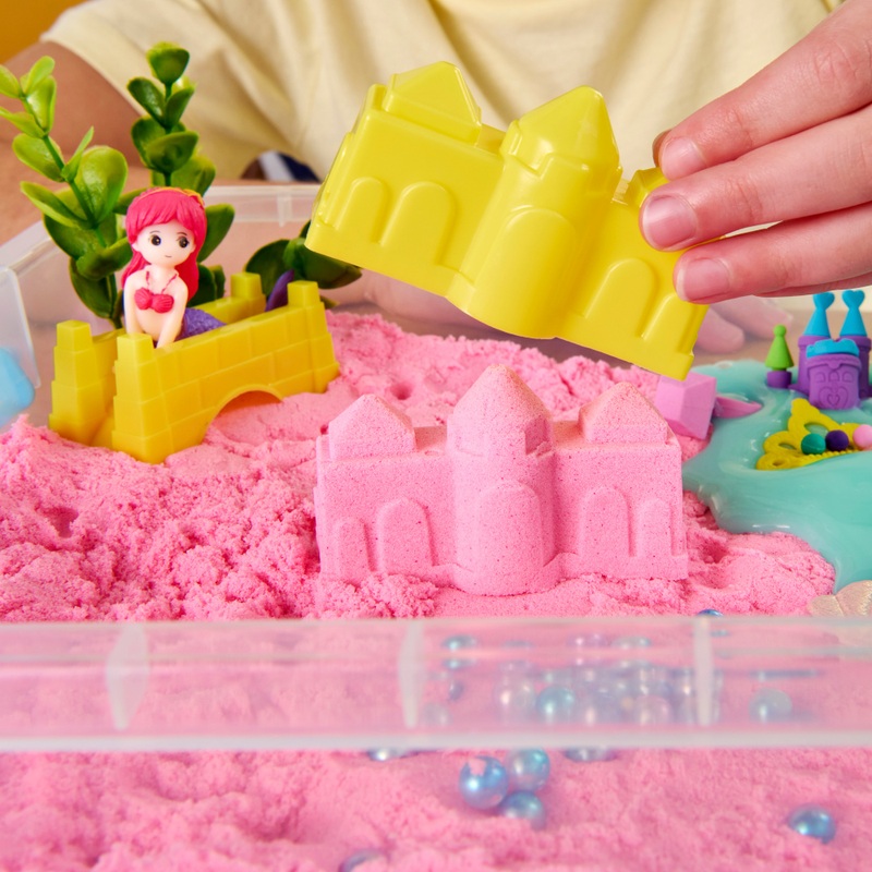 Mermaid Sensory Slime and Sand Bin 6 Mermaid Sensory Slime and Sand Bin